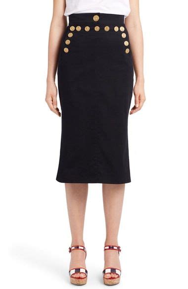 dolce gabbana sailor pencil skirt|Dolce & Gabbana Pencil Skirts for Women .